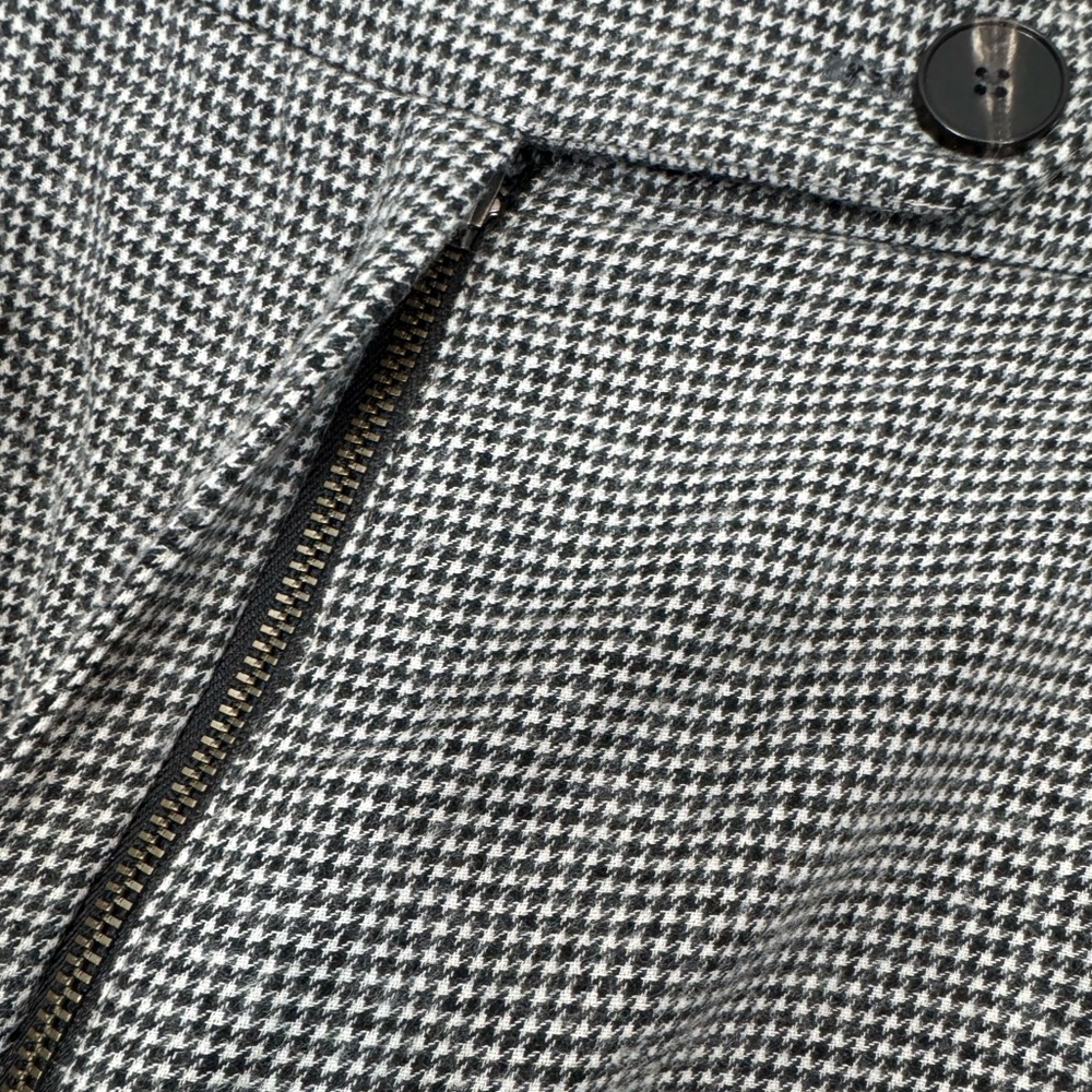 TOAST Plaid Wool Pleat Front Houndstooth Trousers UK Size 16 US Size 12 XL - Picture 12 of 14